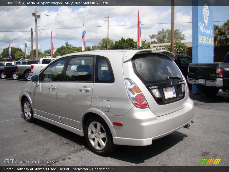 Silky Silver Metallic / Black 2005 Suzuki Aerio SX Sport Wagon