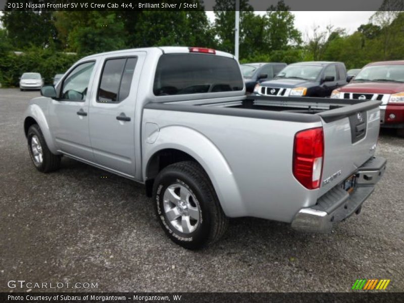 Brilliant Silver / Steel 2013 Nissan Frontier SV V6 Crew Cab 4x4