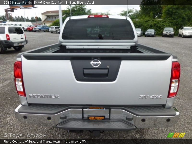 Brilliant Silver / Steel 2013 Nissan Frontier SV V6 Crew Cab 4x4