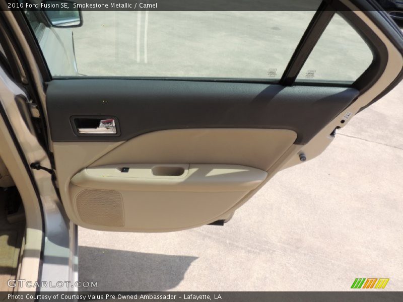 Smokestone Metallic / Camel 2010 Ford Fusion SE