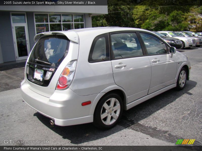 Silky Silver Metallic / Black 2005 Suzuki Aerio SX Sport Wagon