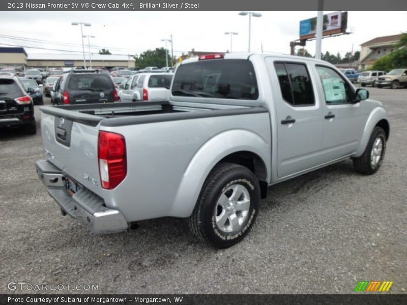 Brilliant Silver / Steel 2013 Nissan Frontier SV V6 Crew Cab 4x4
