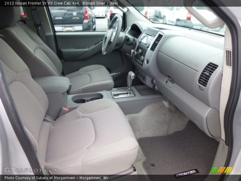 Brilliant Silver / Steel 2013 Nissan Frontier SV V6 Crew Cab 4x4