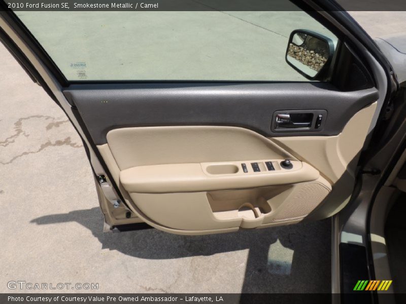 Smokestone Metallic / Camel 2010 Ford Fusion SE