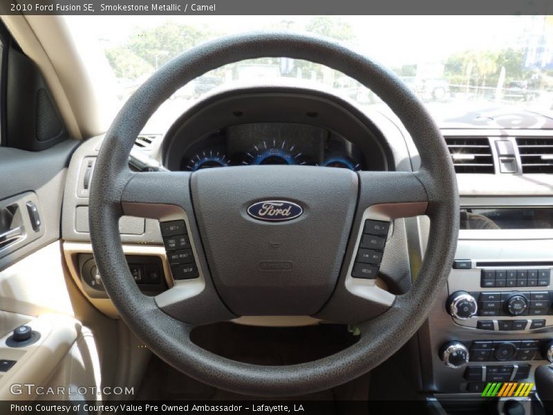 Smokestone Metallic / Camel 2010 Ford Fusion SE