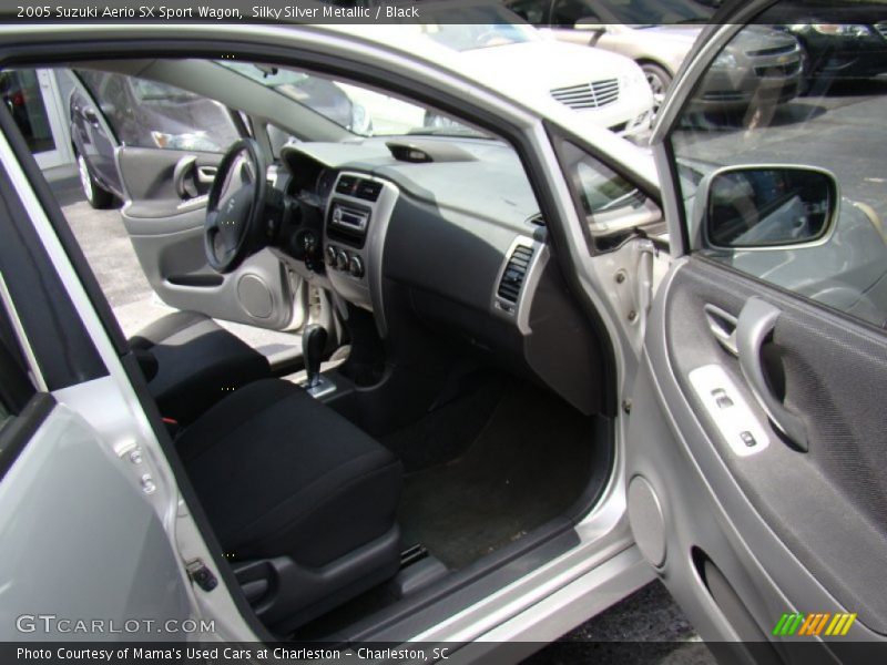 Silky Silver Metallic / Black 2005 Suzuki Aerio SX Sport Wagon