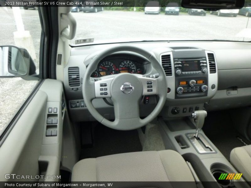 Brilliant Silver / Steel 2013 Nissan Frontier SV V6 Crew Cab 4x4