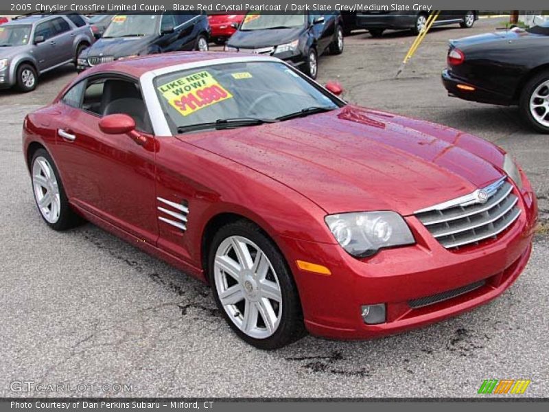 Blaze Red Crystal Pearlcoat / Dark Slate Grey/Medium Slate Grey 2005 Chrysler Crossfire Limited Coupe