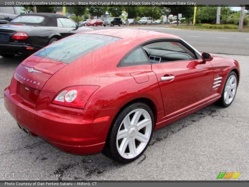 Blaze Red Crystal Pearlcoat / Dark Slate Grey/Medium Slate Grey 2005 Chrysler Crossfire Limited Coupe
