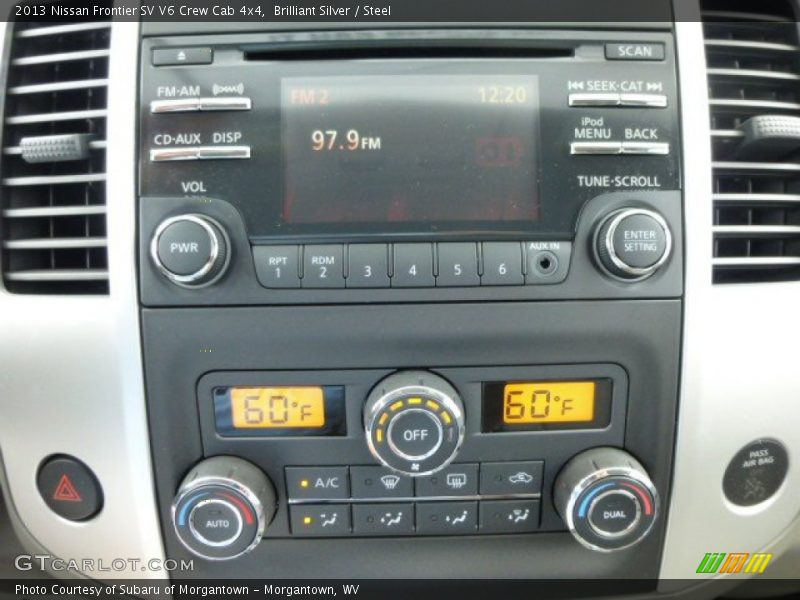 Brilliant Silver / Steel 2013 Nissan Frontier SV V6 Crew Cab 4x4