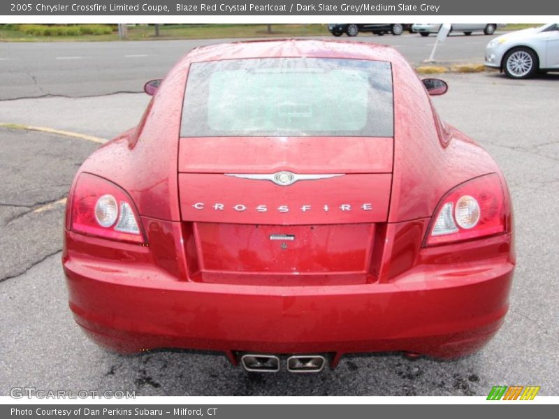 Blaze Red Crystal Pearlcoat / Dark Slate Grey/Medium Slate Grey 2005 Chrysler Crossfire Limited Coupe