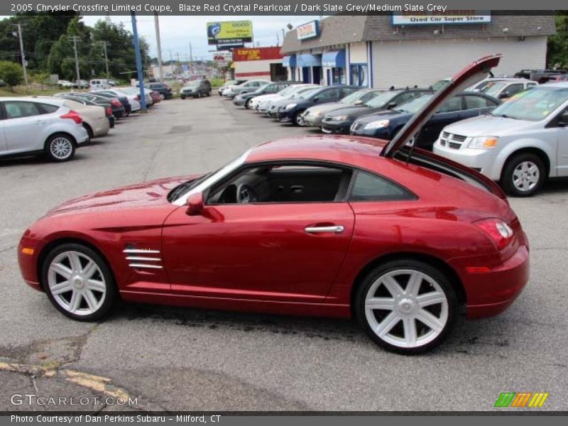 Blaze Red Crystal Pearlcoat / Dark Slate Grey/Medium Slate Grey 2005 Chrysler Crossfire Limited Coupe