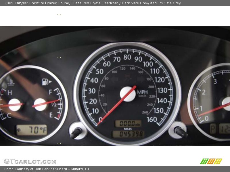 Blaze Red Crystal Pearlcoat / Dark Slate Grey/Medium Slate Grey 2005 Chrysler Crossfire Limited Coupe