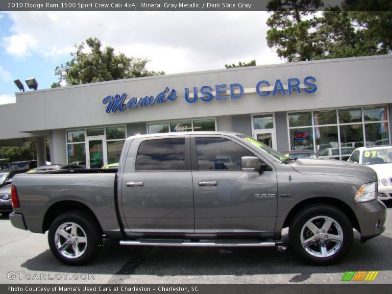 Mineral Gray Metallic / Dark Slate Gray 2010 Dodge Ram 1500 Sport Crew Cab 4x4