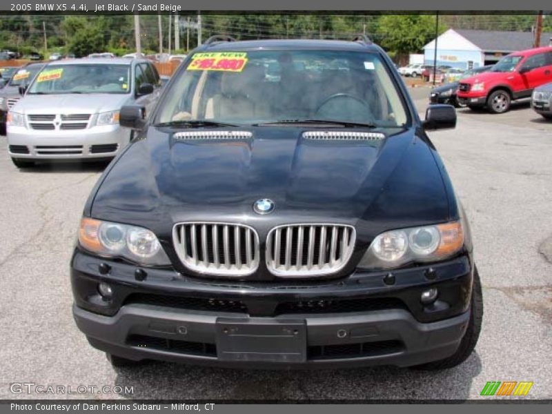 Jet Black / Sand Beige 2005 BMW X5 4.4i