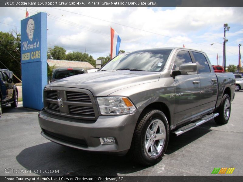 Mineral Gray Metallic / Dark Slate Gray 2010 Dodge Ram 1500 Sport Crew Cab 4x4