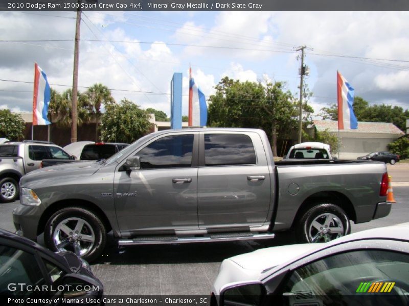 Mineral Gray Metallic / Dark Slate Gray 2010 Dodge Ram 1500 Sport Crew Cab 4x4