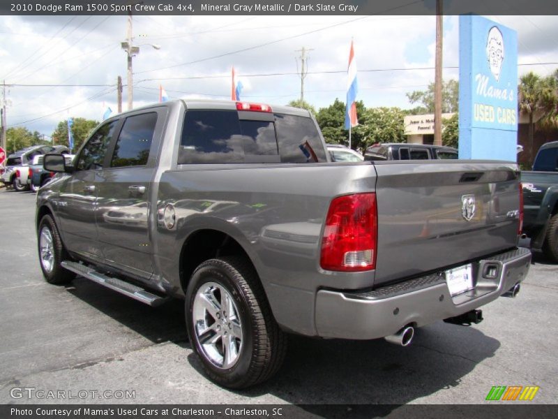 Mineral Gray Metallic / Dark Slate Gray 2010 Dodge Ram 1500 Sport Crew Cab 4x4