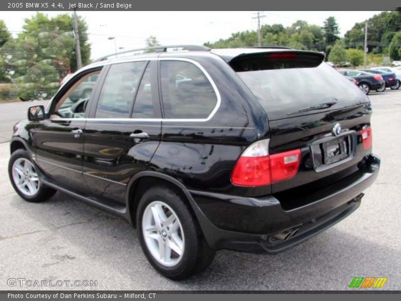 Jet Black / Sand Beige 2005 BMW X5 4.4i