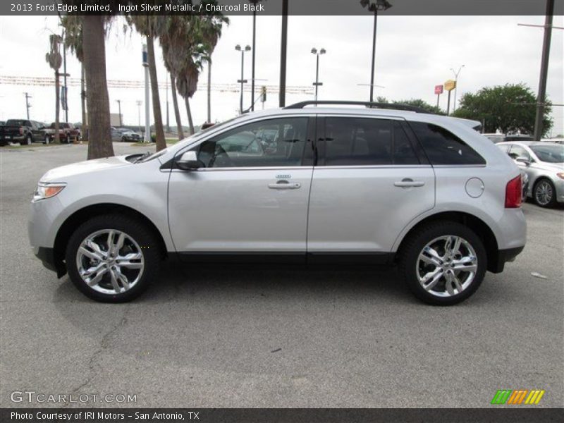 Ingot Silver Metallic / Charcoal Black 2013 Ford Edge Limited