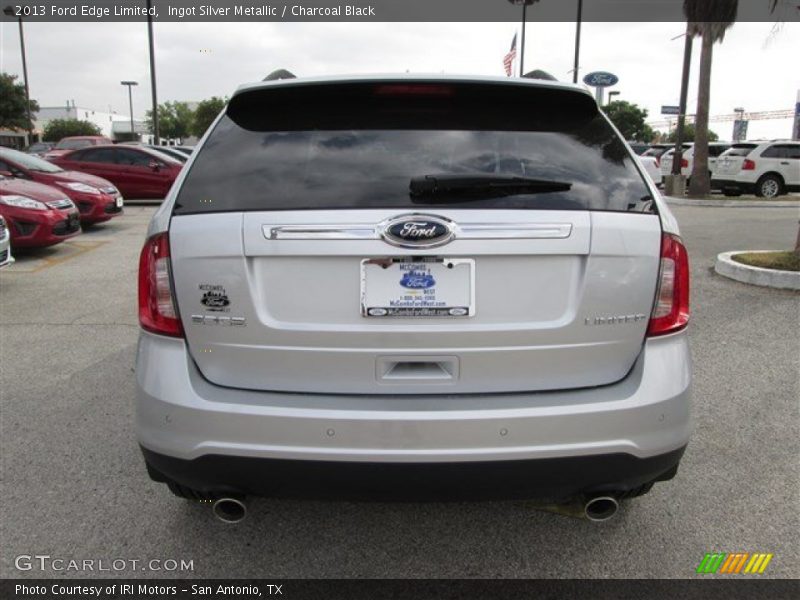 Ingot Silver Metallic / Charcoal Black 2013 Ford Edge Limited