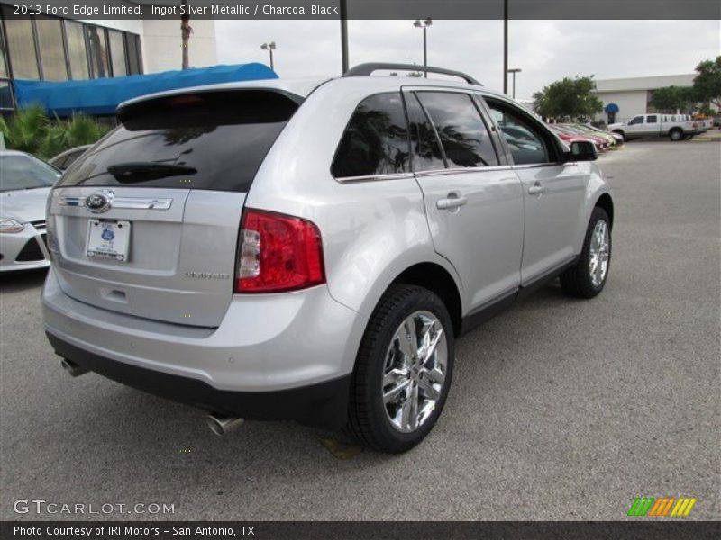 Ingot Silver Metallic / Charcoal Black 2013 Ford Edge Limited