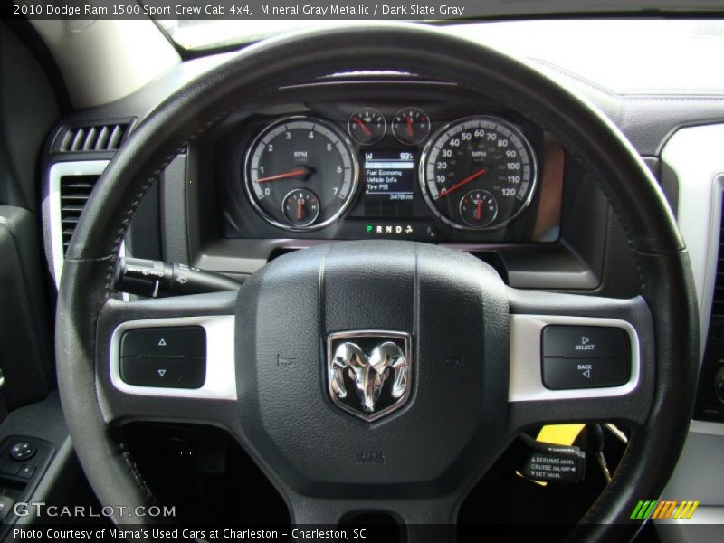 Mineral Gray Metallic / Dark Slate Gray 2010 Dodge Ram 1500 Sport Crew Cab 4x4