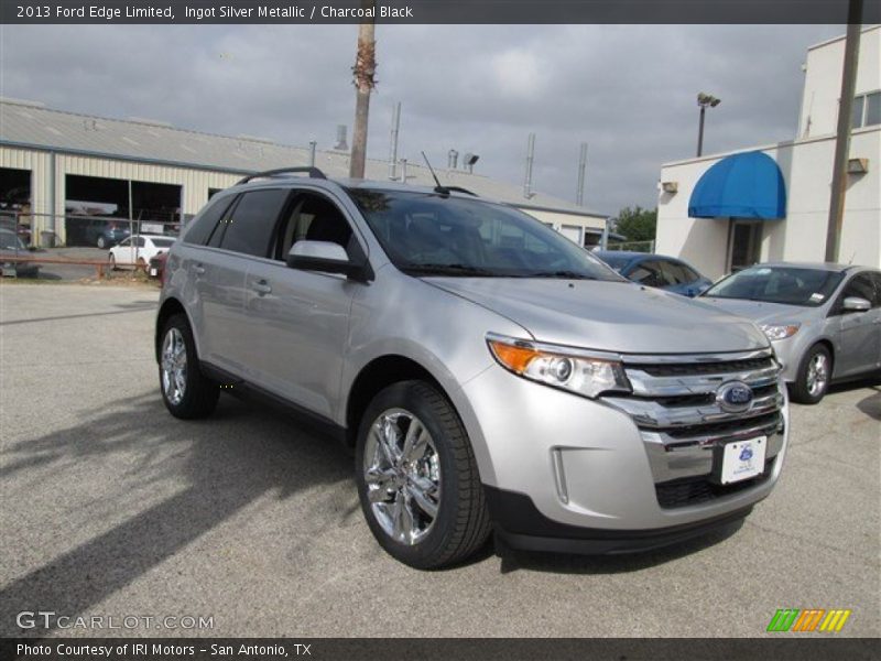 Ingot Silver Metallic / Charcoal Black 2013 Ford Edge Limited
