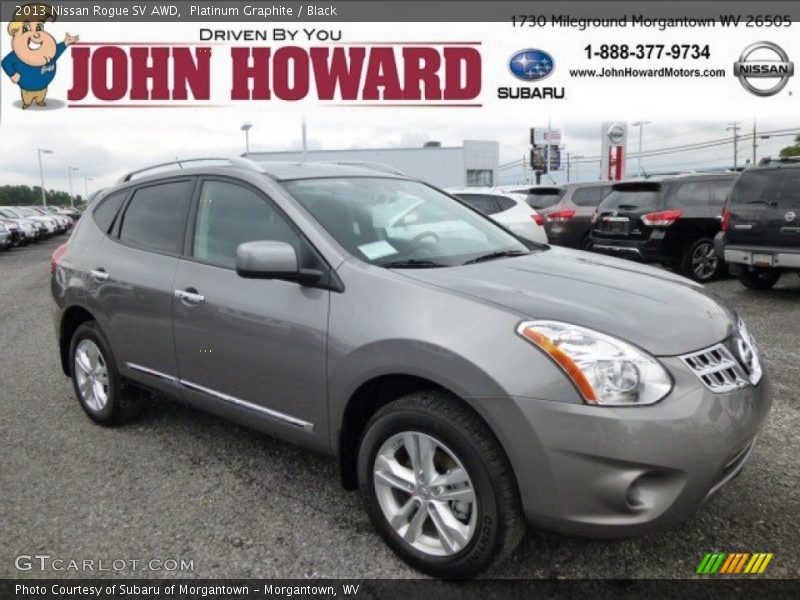 Platinum Graphite / Black 2013 Nissan Rogue SV AWD