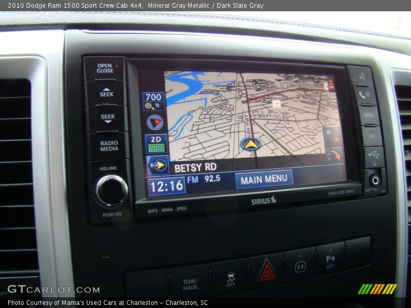 Mineral Gray Metallic / Dark Slate Gray 2010 Dodge Ram 1500 Sport Crew Cab 4x4