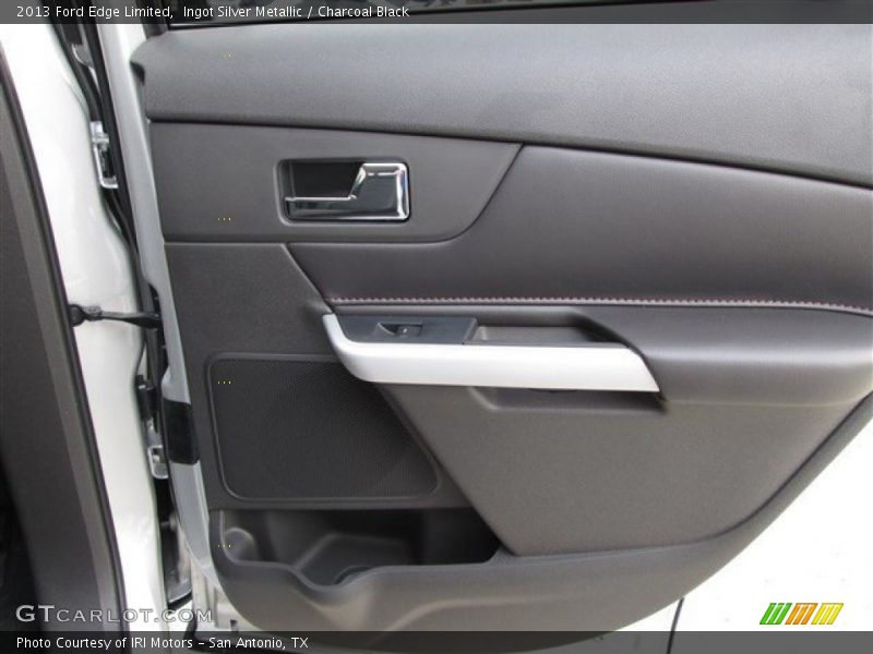 Ingot Silver Metallic / Charcoal Black 2013 Ford Edge Limited