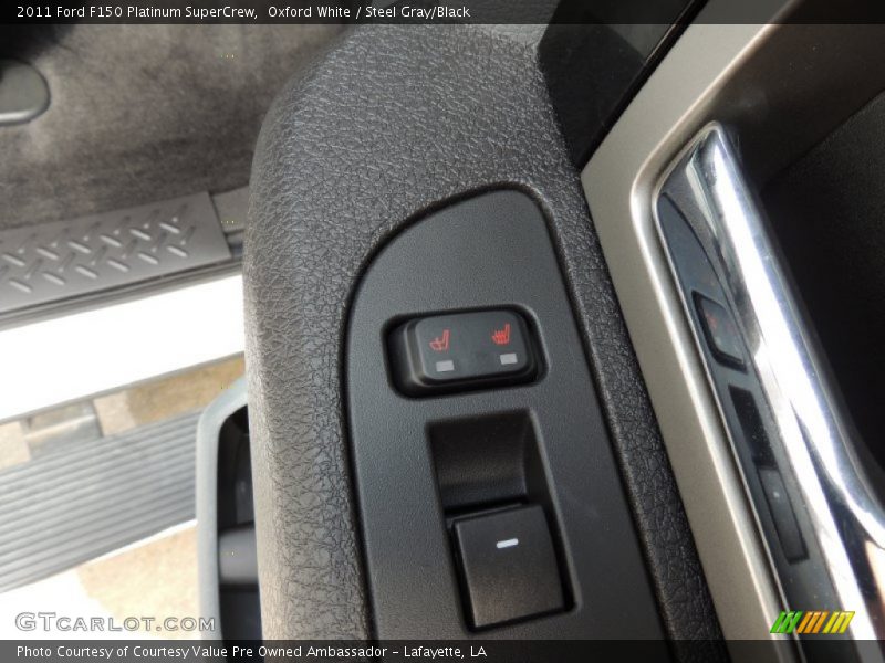 Oxford White / Steel Gray/Black 2011 Ford F150 Platinum SuperCrew