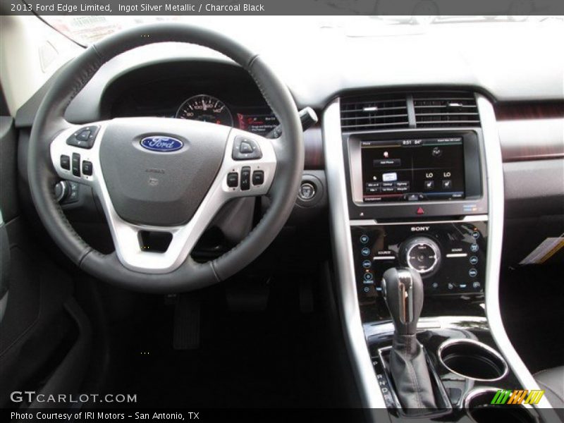 Ingot Silver Metallic / Charcoal Black 2013 Ford Edge Limited