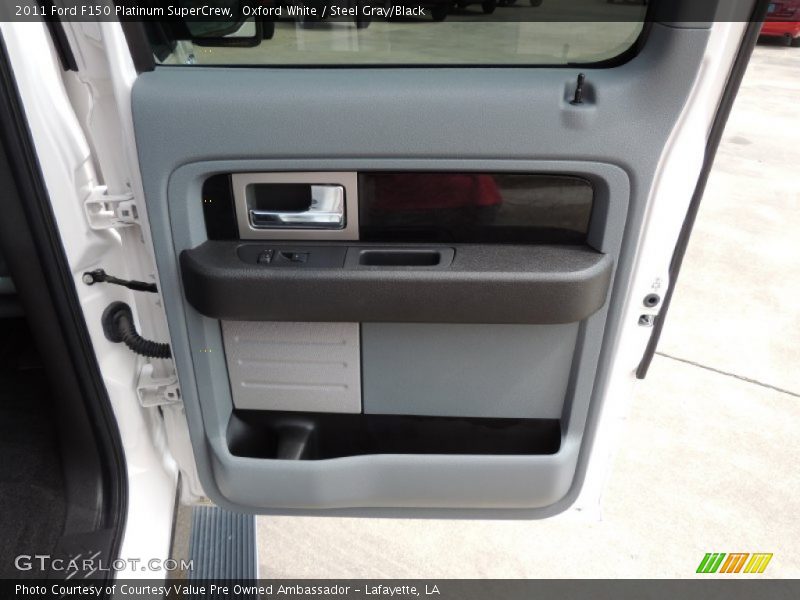 Oxford White / Steel Gray/Black 2011 Ford F150 Platinum SuperCrew