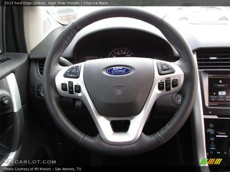 Ingot Silver Metallic / Charcoal Black 2013 Ford Edge Limited