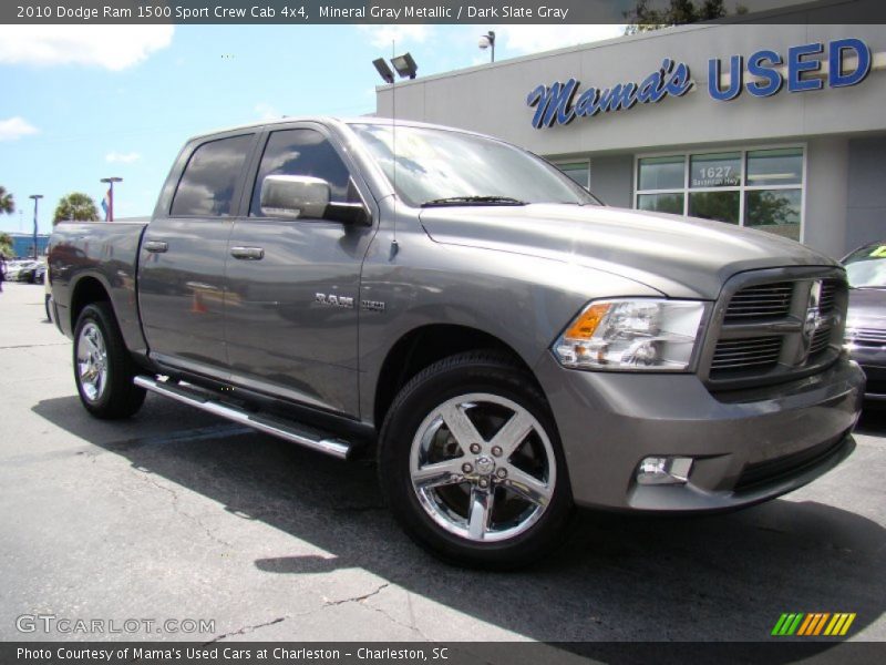 Mineral Gray Metallic / Dark Slate Gray 2010 Dodge Ram 1500 Sport Crew Cab 4x4