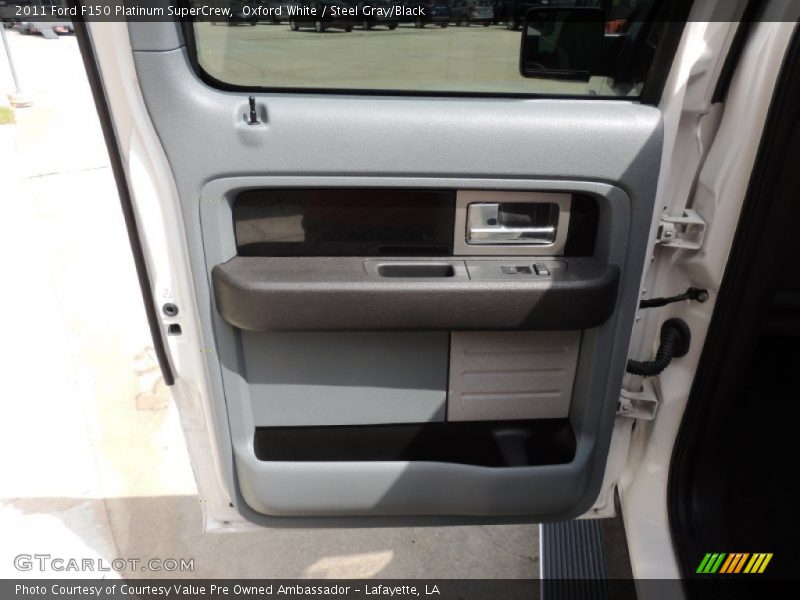 Oxford White / Steel Gray/Black 2011 Ford F150 Platinum SuperCrew
