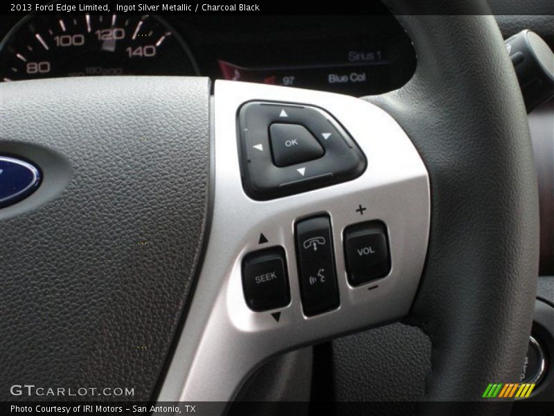 Ingot Silver Metallic / Charcoal Black 2013 Ford Edge Limited