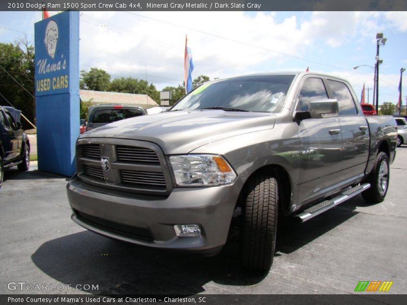 Mineral Gray Metallic / Dark Slate Gray 2010 Dodge Ram 1500 Sport Crew Cab 4x4