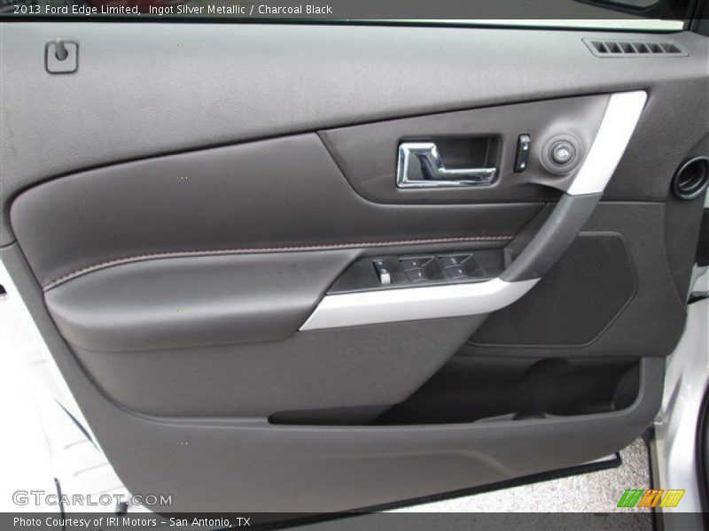 Ingot Silver Metallic / Charcoal Black 2013 Ford Edge Limited
