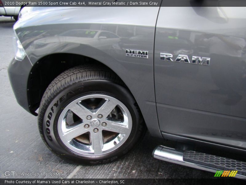 Mineral Gray Metallic / Dark Slate Gray 2010 Dodge Ram 1500 Sport Crew Cab 4x4