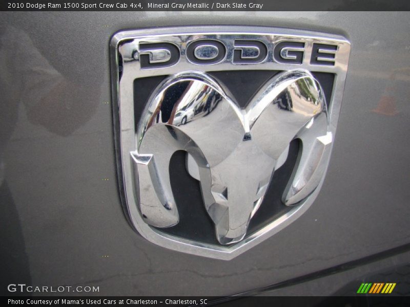 Mineral Gray Metallic / Dark Slate Gray 2010 Dodge Ram 1500 Sport Crew Cab 4x4