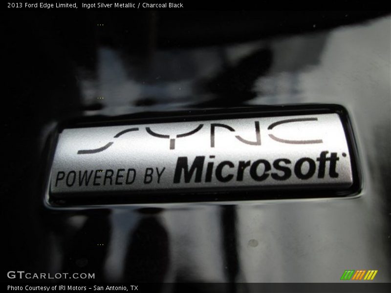 Ingot Silver Metallic / Charcoal Black 2013 Ford Edge Limited