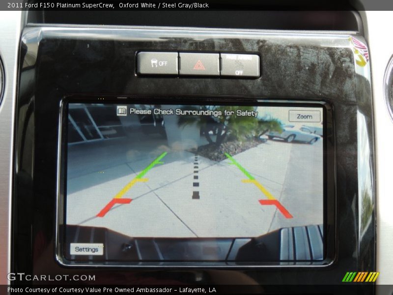 Oxford White / Steel Gray/Black 2011 Ford F150 Platinum SuperCrew