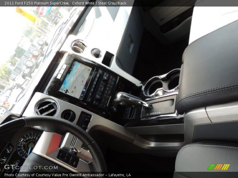 Oxford White / Steel Gray/Black 2011 Ford F150 Platinum SuperCrew