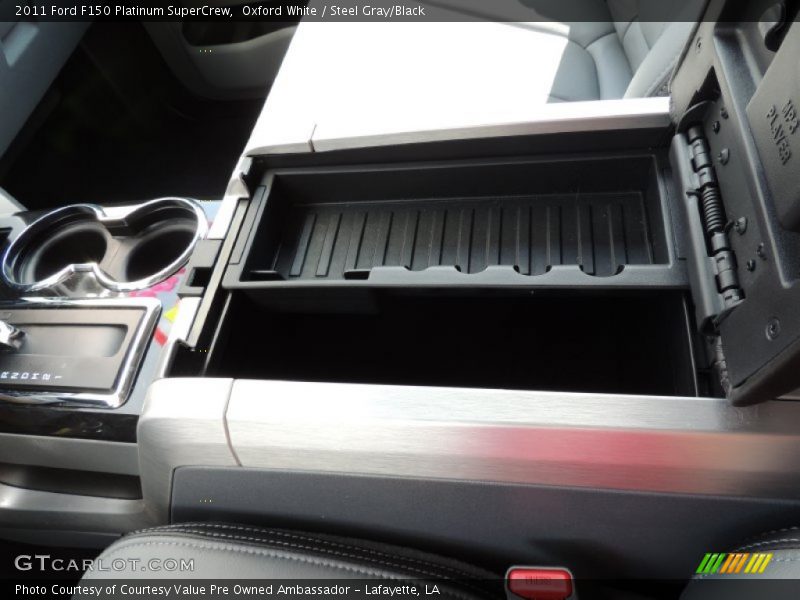 Oxford White / Steel Gray/Black 2011 Ford F150 Platinum SuperCrew