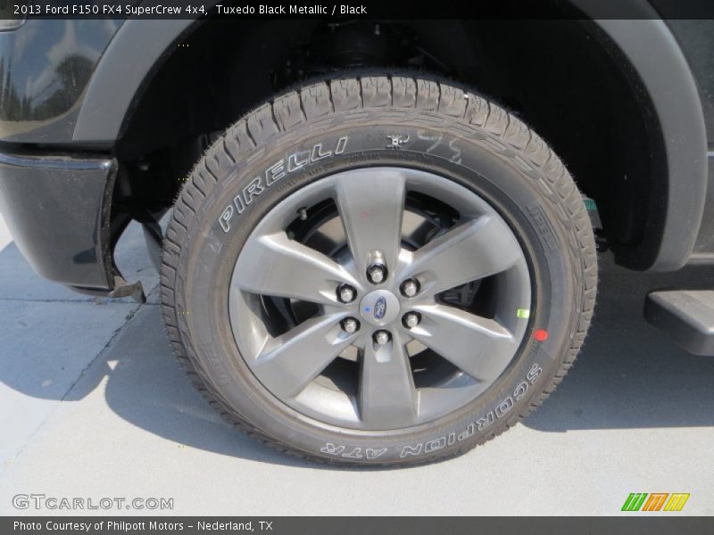 Tuxedo Black Metallic / Black 2013 Ford F150 FX4 SuperCrew 4x4