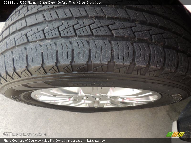 Oxford White / Steel Gray/Black 2011 Ford F150 Platinum SuperCrew