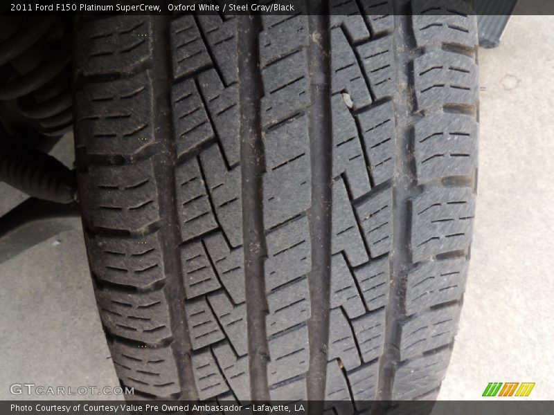 Oxford White / Steel Gray/Black 2011 Ford F150 Platinum SuperCrew