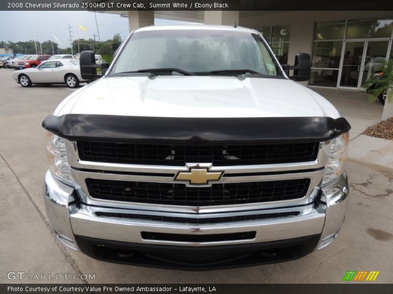 Summit White / Ebony Black 2008 Chevrolet Silverado 2500HD LT Crew Cab